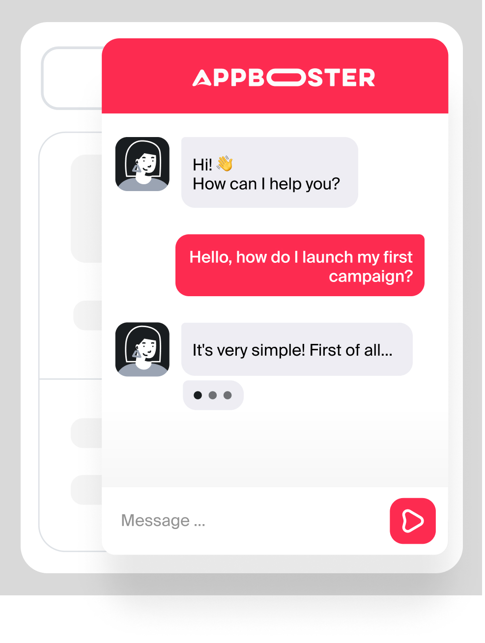 Your personal manager is always in touch